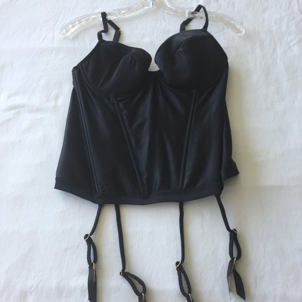NEW MYLA Black Bustier - Size 36C